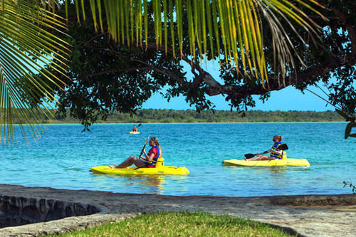Bacalar Lagoon Resort Santa Cruz Chico Bagian luar foto
